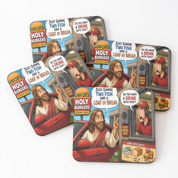 Item preview, Jesus At The Drive-thru designed and sold by DazzleKitty.