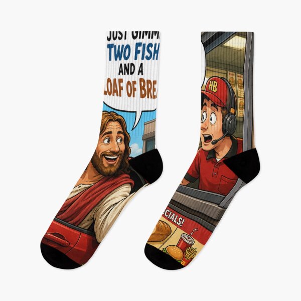 Item preview, Jesus At The Drive-thru designed and sold by DazzleKitty.