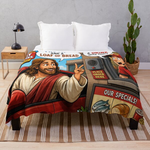 Item preview, Jesus At The Drive-thru designed and sold by DazzleKitty.