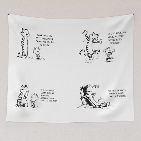 Item preview, Calvin and Hobbes Inspirational Quotes Collection | Vintage Comic Quote Bundle designed and sold by boutkhilnl.