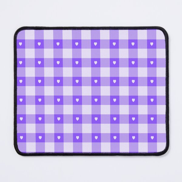 Item preview, Purple Plaid With Hearts Pattern- A3D designed and sold by ReadingFever.