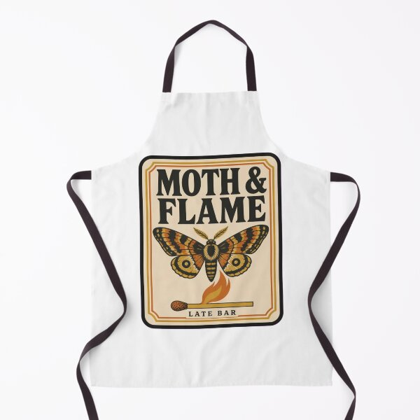 Item preview, Moth and Flame Vintage Matchbook | Retro Bar Matchbook Art Moth Lover Gift designed and sold by StickyGuys.