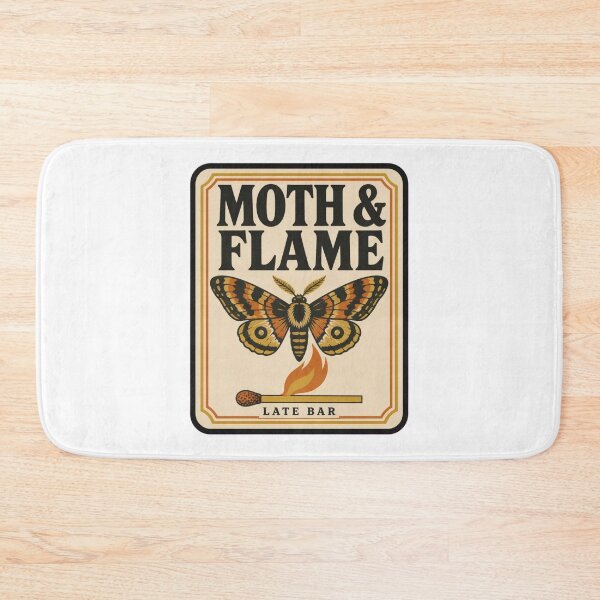 Item preview, Moth and Flame Vintage Matchbook | Retro Bar Matchbook Art Moth Lover Gift designed and sold by StickyGuys.