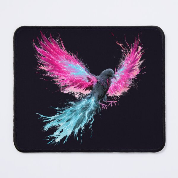Item preview, Synthwave Phoenix Neon Retro Flame Design designed and sold by Artmugic.
