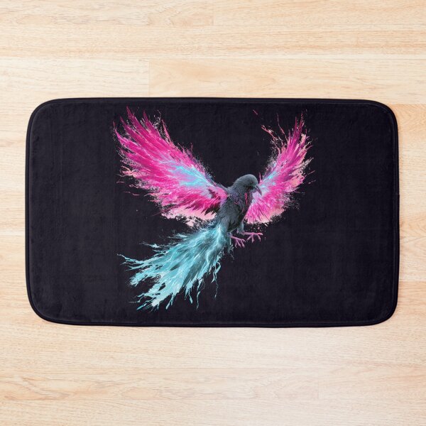 Item preview, Synthwave Phoenix Neon Retro Flame Design designed and sold by Artmugic.