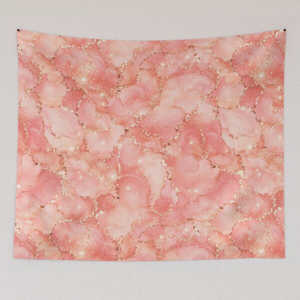 Item preview, Marbled Pink Golden Nebula Pattern designed and sold by Inkworksbyshery.