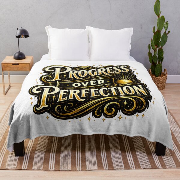 Item preview, Progress Over Perfection designed and sold by Marlaq fashion .