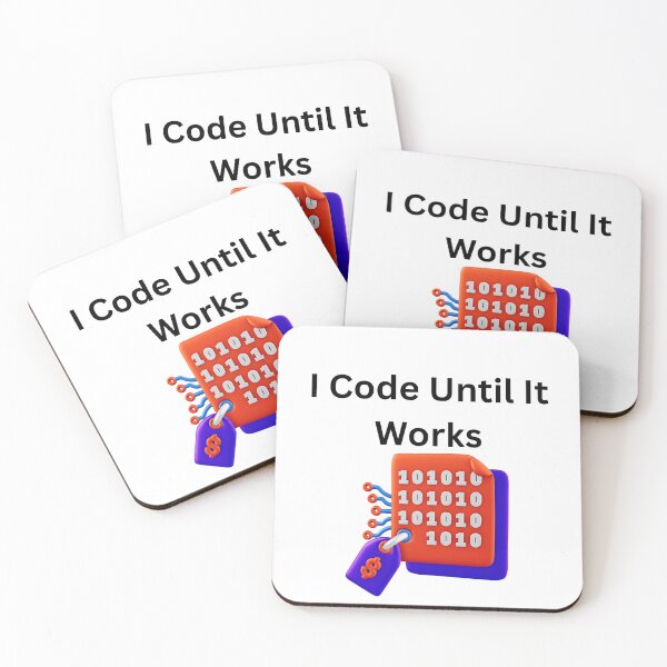 Item preview, I Code Until It Works T-shirt -Funny Programmer Gift designed and sold by TheCustomClub.