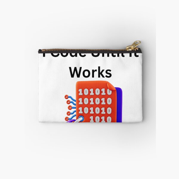 Item preview, I Code Until It Works T-shirt -Funny Programmer Gift designed and sold by TheCustomClub.