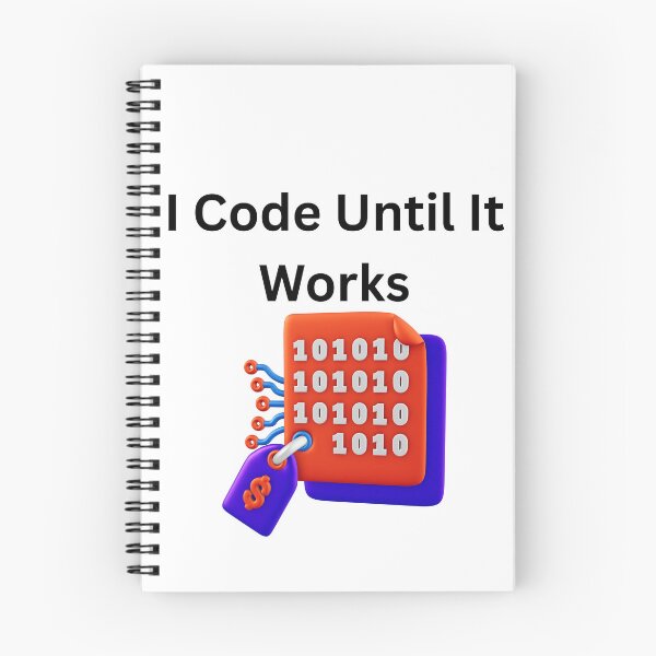 Item preview, I Code Until It Works T-shirt -Funny Programmer Gift designed and sold by TheCustomClub.