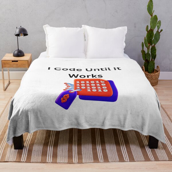Item preview, I Code Until It Works T-shirt -Funny Programmer Gift designed and sold by TheCustomClub.
