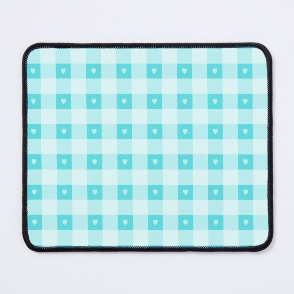 Item preview, Teal Plaid With Hearts Pattern- A3A designed and sold by ReadingFever.