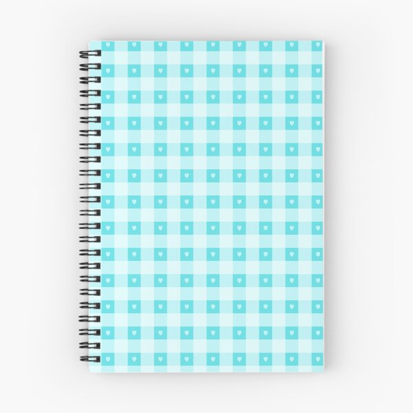 Item preview, Teal Plaid With Hearts Pattern- A3A designed and sold by ReadingFever.