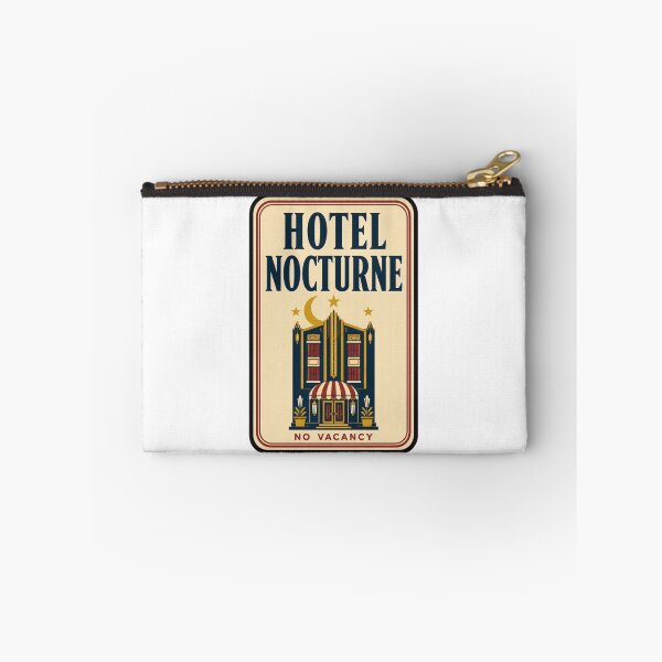 Item preview, Hotel Nocturne Vintage Matchbook | Retro Art Deco Hotel Matchbook Art Print designed and sold by StickyGuys.