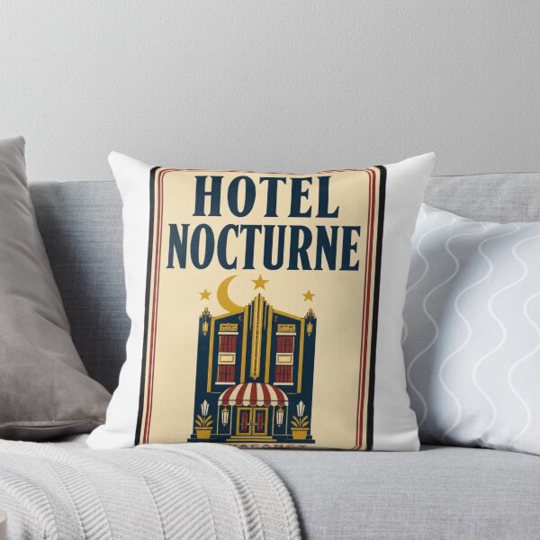 Item preview, Hotel Nocturne Vintage Matchbook | Retro Art Deco Hotel Matchbook Art Print designed and sold by StickyGuys.