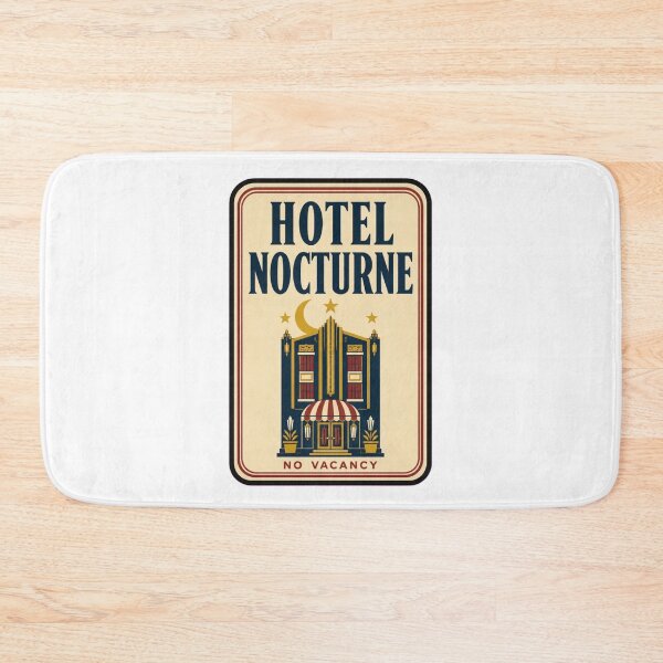 Item preview, Hotel Nocturne Vintage Matchbook | Retro Art Deco Hotel Matchbook Art Print designed and sold by StickyGuys.