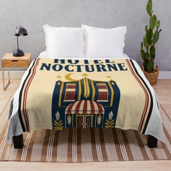 Item preview, Hotel Nocturne Vintage Matchbook | Retro Art Deco Hotel Matchbook Art Print designed and sold by StickyGuys.