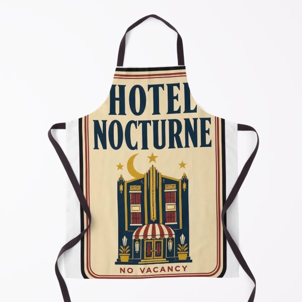 Item preview, Hotel Nocturne Vintage Matchbook | Retro Art Deco Hotel Matchbook Art Print designed and sold by StickyGuys.