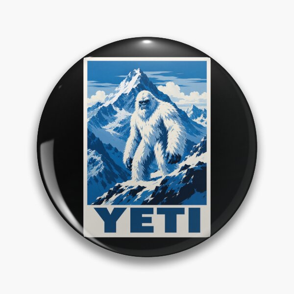 Item preview, Yeti of the Himalayas – Abominable Snowman Mountain Cryptid Poster designed and sold by redsharkuk.