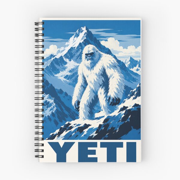 Item preview, Yeti of the Himalayas – Abominable Snowman Mountain Cryptid Poster designed and sold by redsharkuk.