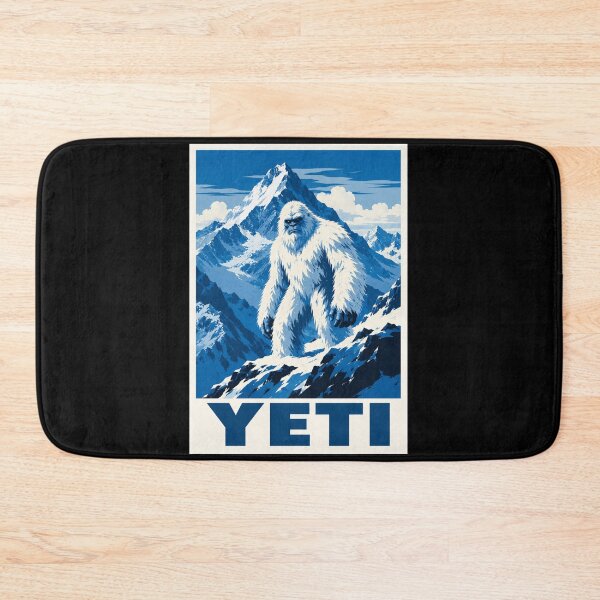 Item preview, Yeti of the Himalayas – Abominable Snowman Mountain Cryptid Poster designed and sold by redsharkuk.