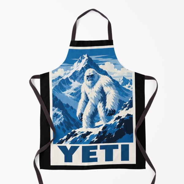 Item preview, Yeti of the Himalayas – Abominable Snowman Mountain Cryptid Poster designed and sold by redsharkuk.