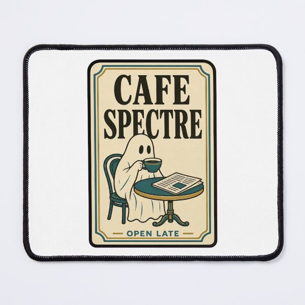 Item preview, Cafe Spectre Vintage Matchbook | Retro Ghost Coffee Matchbook Art Halloween designed and sold by StickyGuys.
