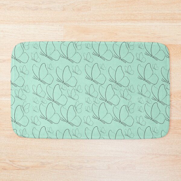 Item preview, Minimalist Butterfly Line Art Pattern designed and sold by NikBrin Prevail .