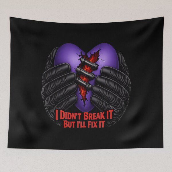 Item preview, Broken Purple Heart Streetwear Graphic designed and sold by FrozenHeat97.