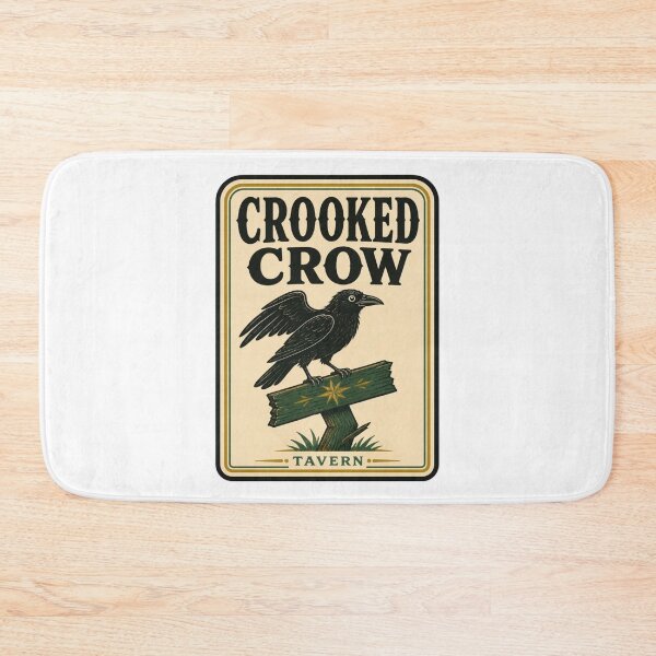 Item preview, Crooked Crow Tavern Vintage Matchbook | Retro Pub Matchbook Art Crow Gift designed and sold by StickyGuys.