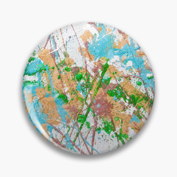 Item preview, Red and Gold Button Mosaic Mixed Media Art designed and sold by THE SPLATTERED HAUS BY SAGE BANKS.