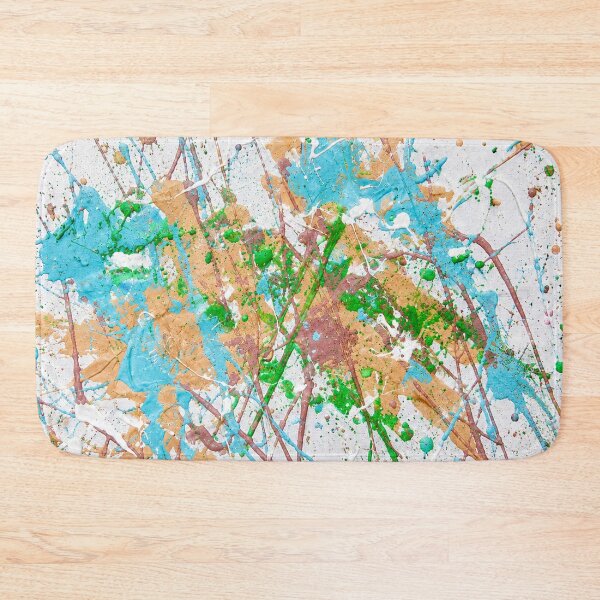 Item preview, Red and Gold Button Mosaic Mixed Media Art designed and sold by THE SPLATTERED HAUS BY SAGE BANKS.
