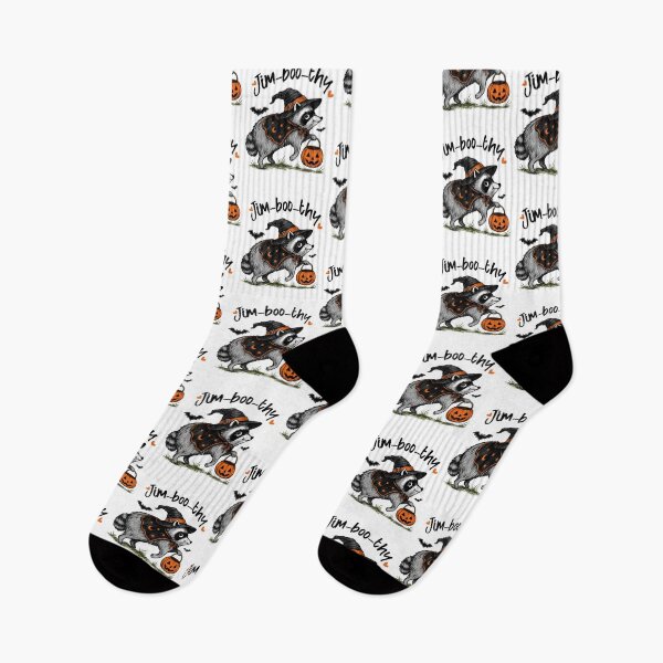 Item preview, Jim Boo Thy Spooky Season Feral  Raccoon Halloween designed and sold by ciaro-media.