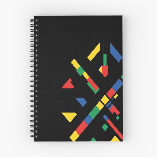 Item preview, Pintura geométrica de formas coloridas plegadas Omar rayo op designed and sold by emmanuelsilve.