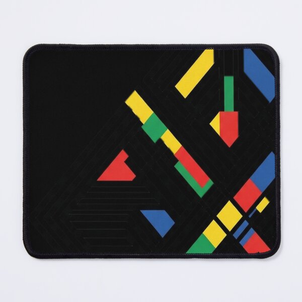 Item preview, folded colorful shapes geometric painting Omar rayo op designed and sold by emmanuelsilve.
