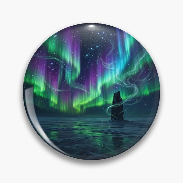 Item preview, Middle Earth Northern Wastes Lord of the Rings Fantasy Night Landscape designed and sold by LunaMarkos.