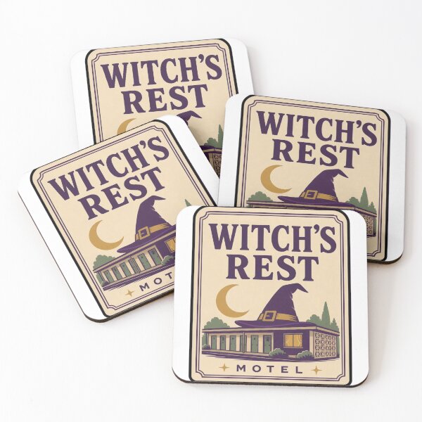 Item preview, Witch's Rest Motel Vintage Matchbook | Retro Witchy Matchbook Art Halloween designed and sold by StickyGuys.