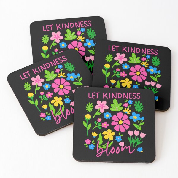Item preview, Let Kindness Bloom - Boho Floral Positive Quote designed and sold by gunaone-design.