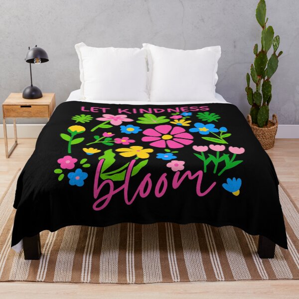 Item preview, Let Kindness Bloom - Boho Floral Positive Quote designed and sold by gunaone-design.