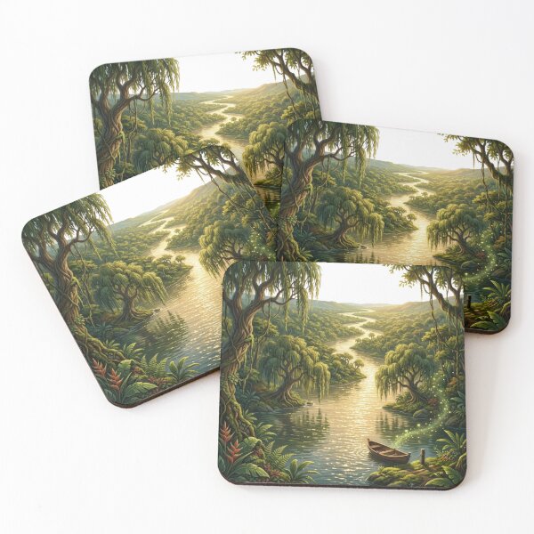 Item preview, The Old Forest Riverbank Lord of the Rings Tom Bombadil Fantasy Landscape designed and sold by LunaMarkos.