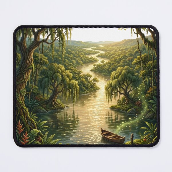 Item preview, The Old Forest Riverbank Lord of the Rings Tom Bombadil Fantasy Landscape designed and sold by LunaMarkos.