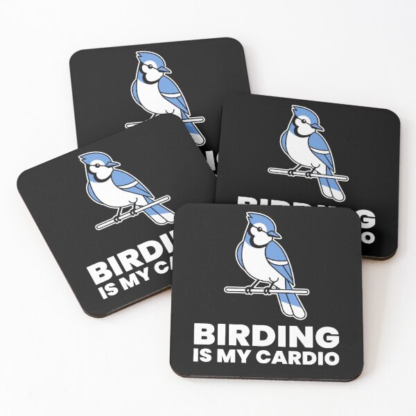 Item preview, Birding Is My Cardio Funny Blue Jay Bird Watcher Gift designed and sold by 519xdesign.