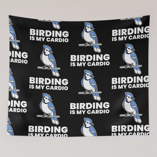 Item preview, Birding Is My Cardio Funny Blue Jay Bird Watcher Gift designed and sold by 519xdesign.