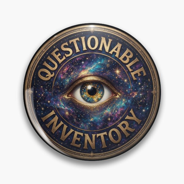 Item preview, Questionable Inventory - Cosmic Eye Emblem designed and sold by Questionable Inventory.