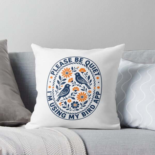 Item preview, Be Quiet I'm Using My Bird App designed and sold by gunaone-design.