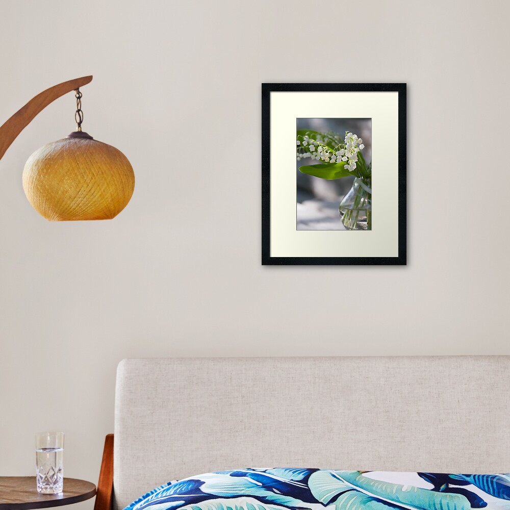 Lily of the valley Framed Art Print