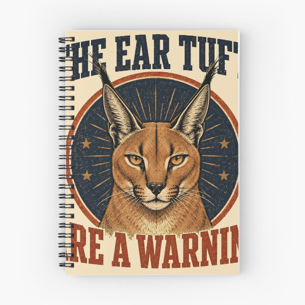 Item preview, Caracal Ear Tufts Are a Warning designed and sold by LubelskArt.