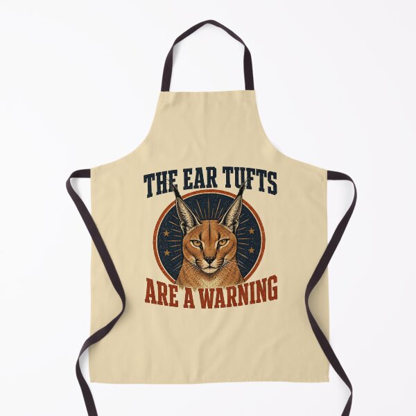 Item preview, Caracal Ear Tufts Are a Warning designed and sold by LubelskArt.
