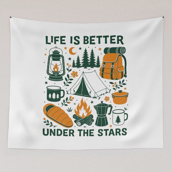 Item preview, Life is Better Under The Stars designed and sold by gunaone-design.