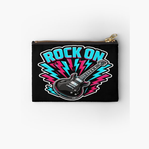 Item preview, Rock On – Neon Electric Guitar Lightning Design designed and sold by Midnight Veil Designs.